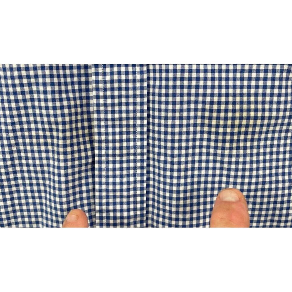 Polo Ralph Lauren Mens Shirt XL Blue Gingham Long Sleeve Button‎ Up - Picture 2 of 10